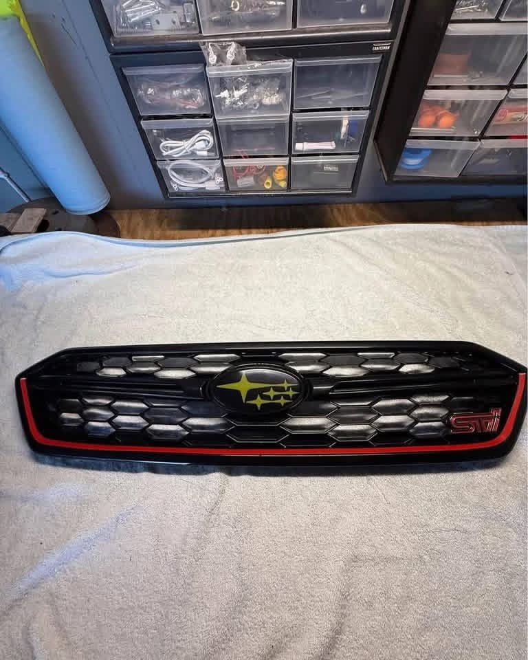 2018–2021 Subaru WRX STI OEM Front Grille – Genuine Factory Replacement