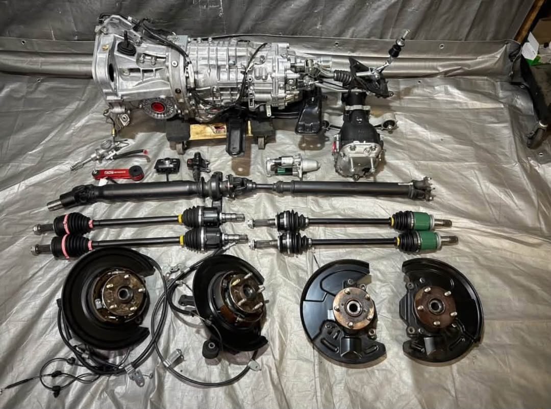 Subaru WRX STI 6-Speed Manual Transmission Swap Kit – DCCD, Differential, Axles & More